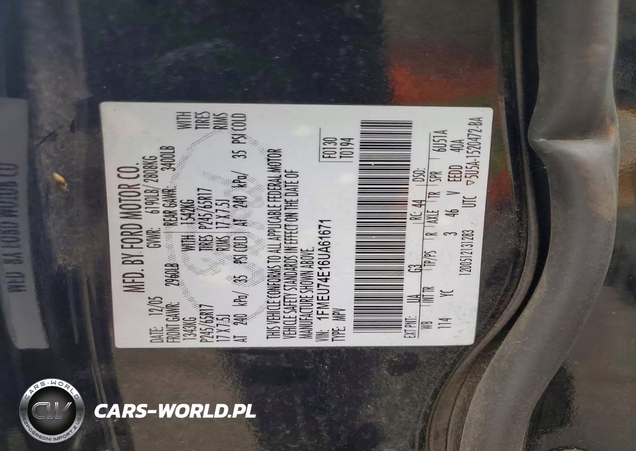 2006 Ford Explorer Eddie Bauer VIN:1FMEU74E16UA61671 - 14