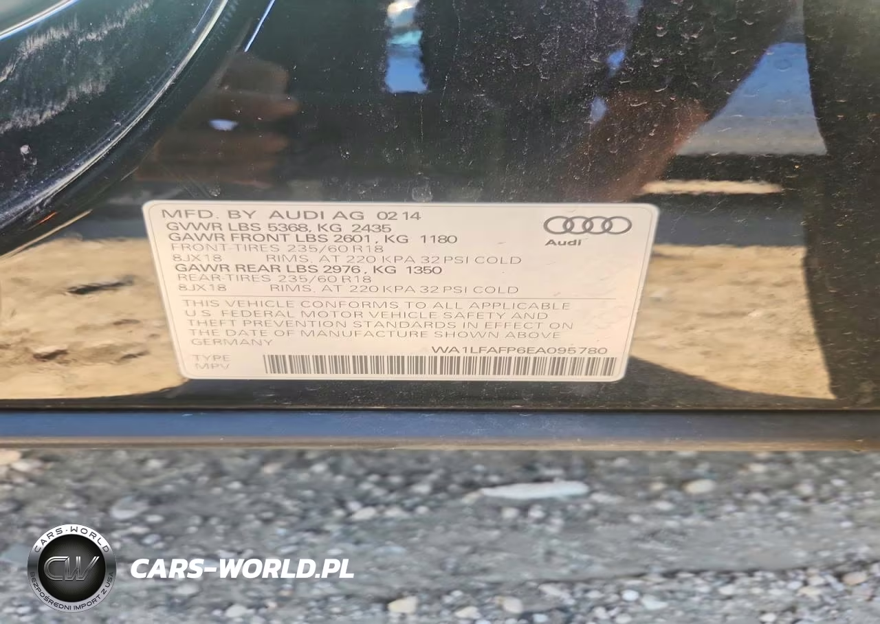 2014 Audi Q5 Premium Plus VIN:WA1LFAFP6EA095780 - 12