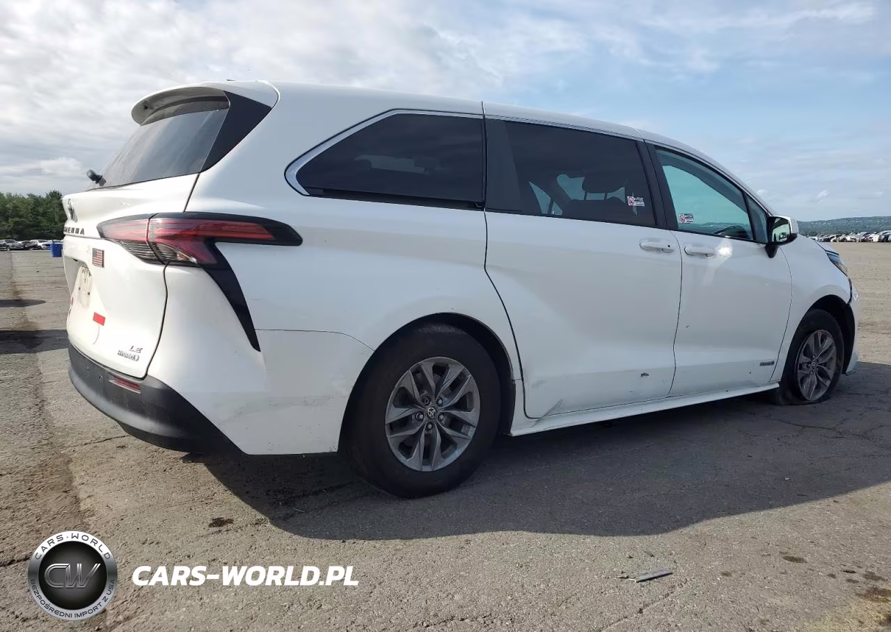 2021 Toyota Sienna Le VIN:5TDKRKEC6MS043743 - 3