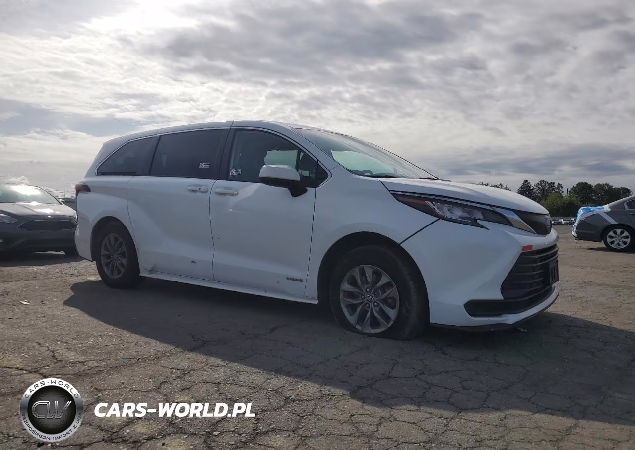 2021 Toyota Sienna Le VIN:5TDKRKEC6MS043743 - 4
