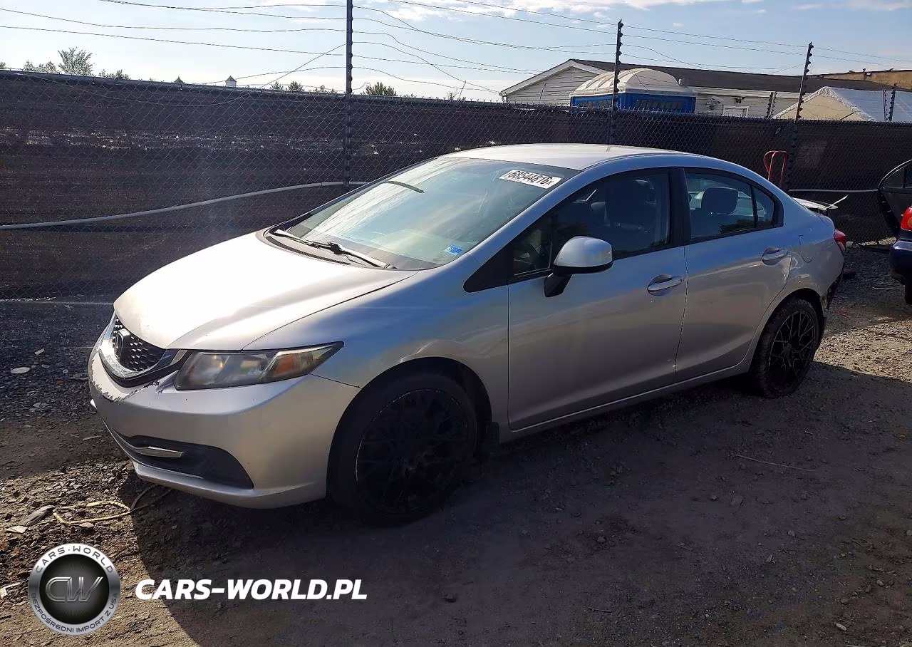 2013 Honda Civic Lx VIN:19XFB2F52DE200412 - 1