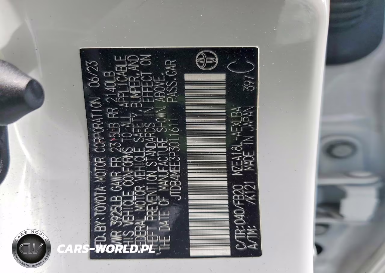 2023 Toyota Corolla Le VIN:JTDB4MEE3P3011611 - 12