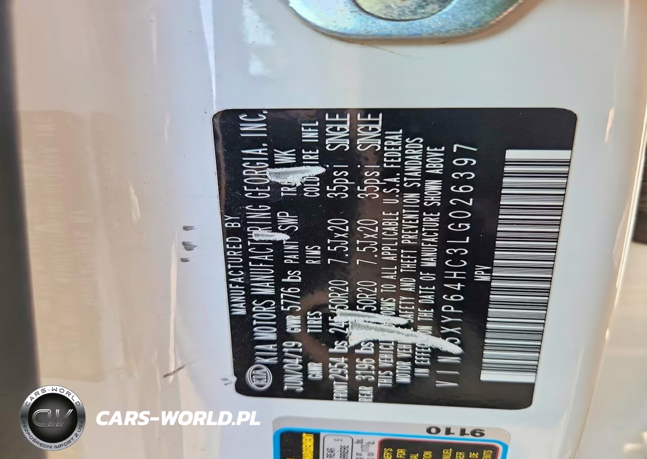 2020 Kia Telluride S VIN:5XYP64HC3LG026397 - 14