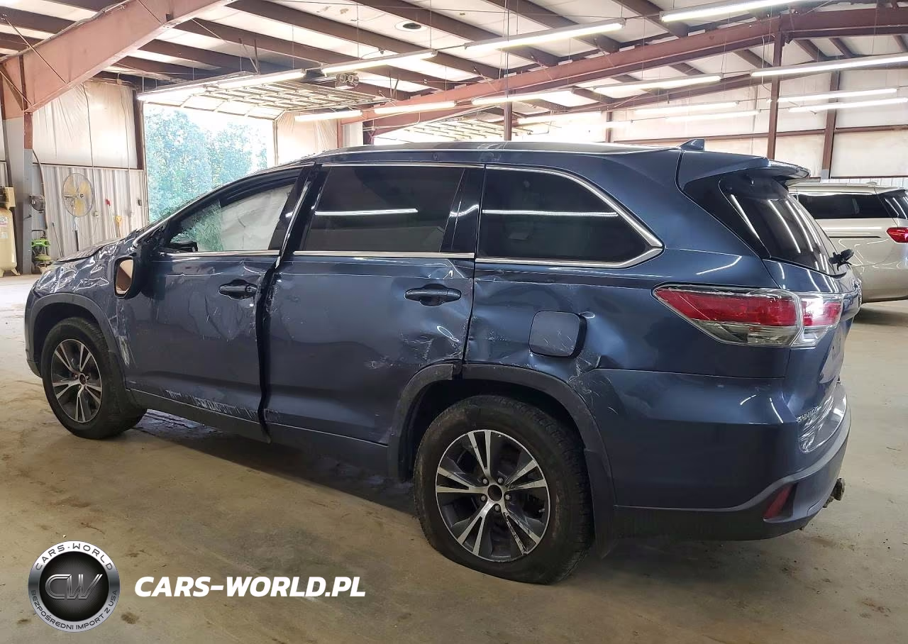 2016 Toyota Highlander Xle VIN:5TDKKRFH2GS157749 - 2