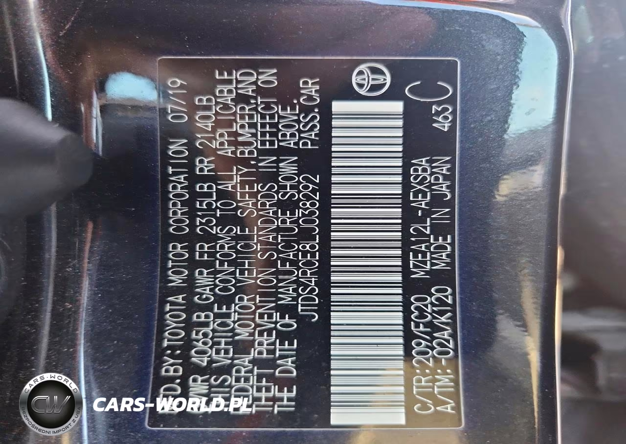 2020 Toyota Corolla Se VIN:JTDS4RCE8LJ038292 - 12