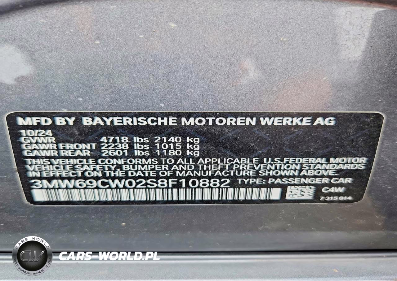 2025 BMW 330I VIN:3MW69CW02S8F10882 - 12