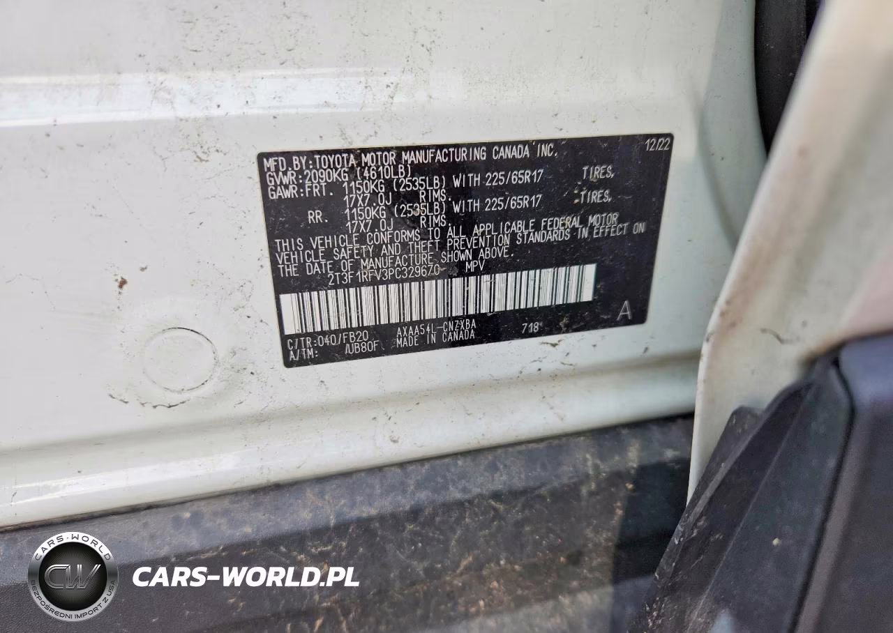 2023 Toyota Rav4 Le VIN:2T3F1RFV3PC329670 - 12