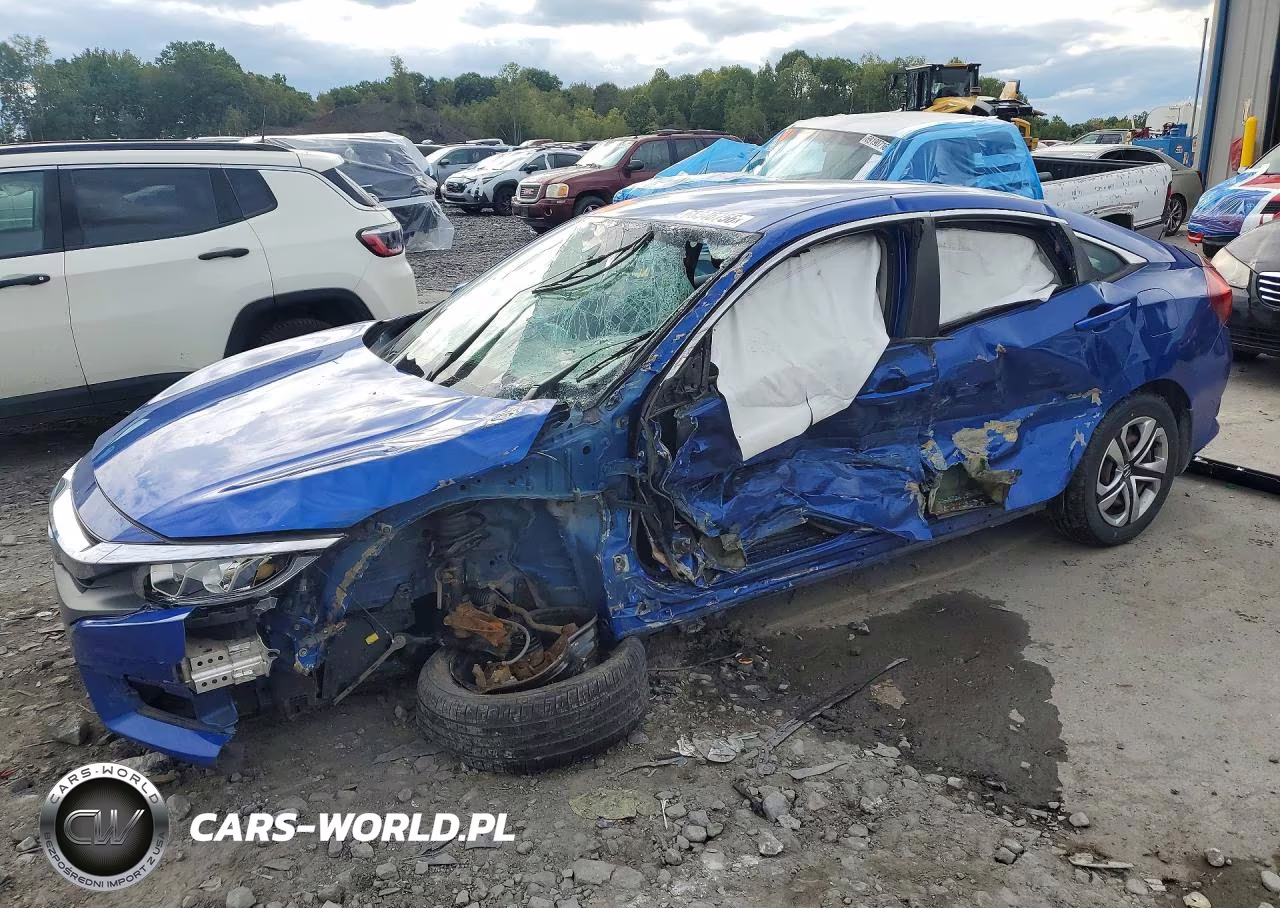 2018 Honda Civic Lx VIN:2HGFC2F50JH610317 - 1