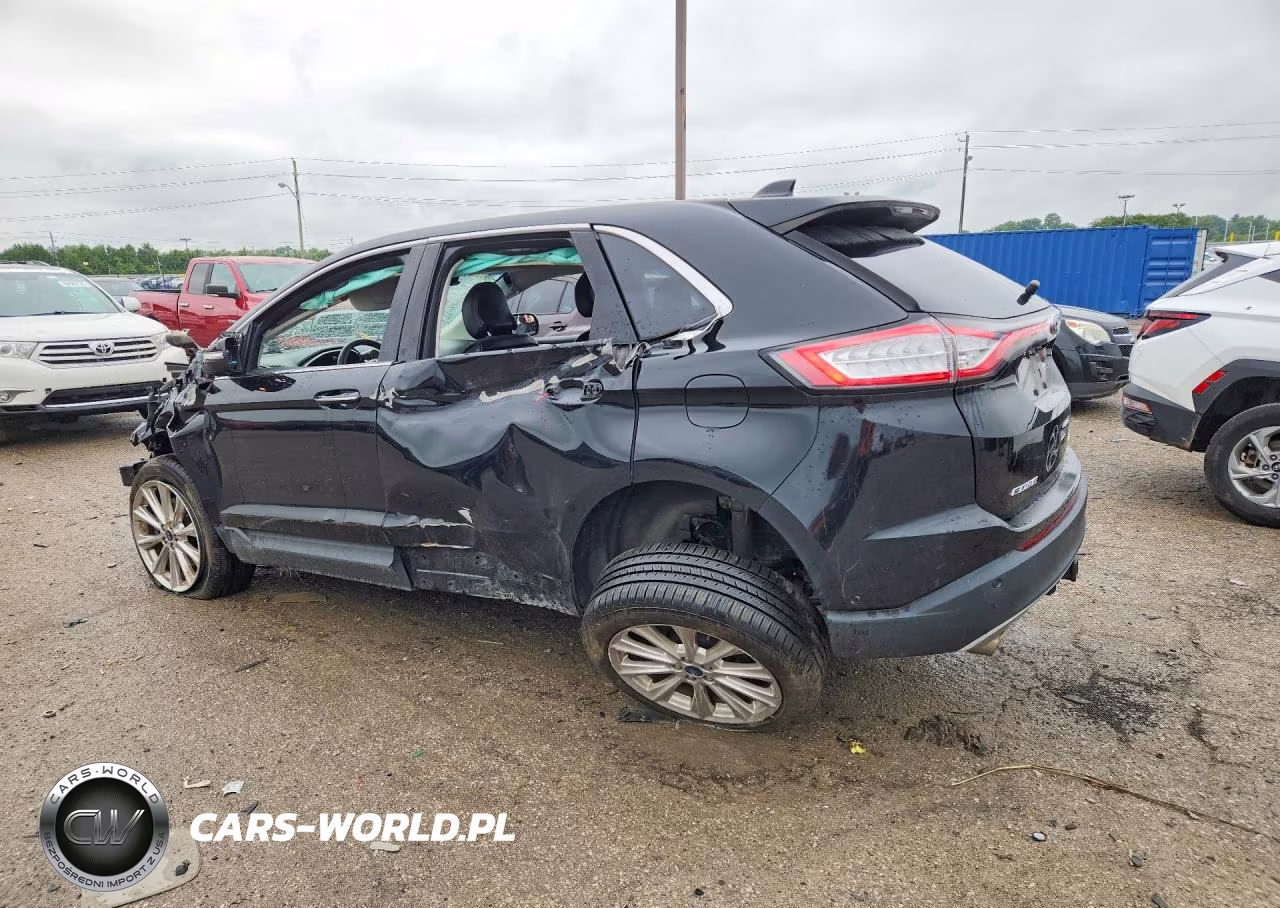 2017 Ford Edge Titanium VIN:2FMPK4K88HBC60378 - 2