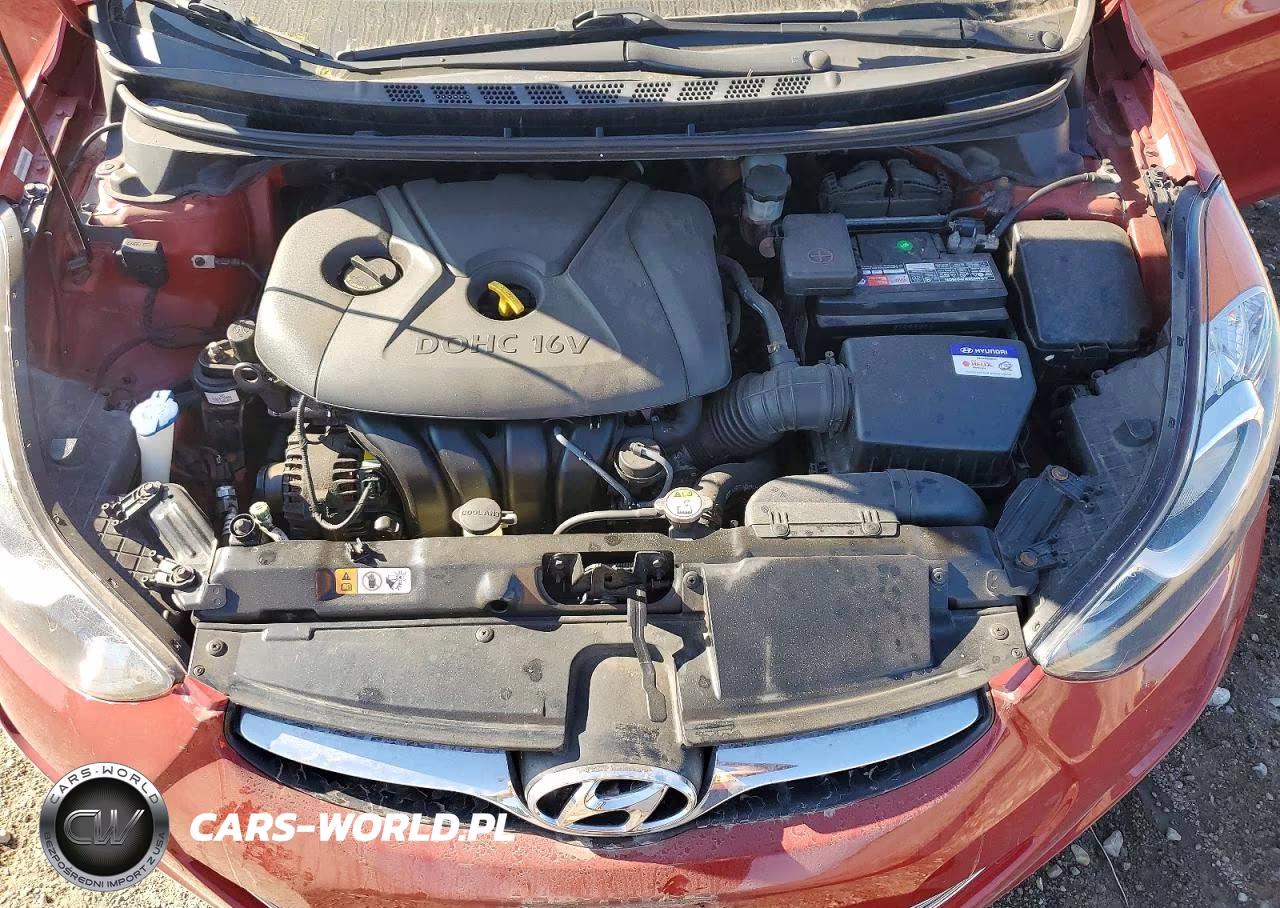 2013 Hyundai Elantra Gls VIN:KMHDH4AE5DU519437 - 11