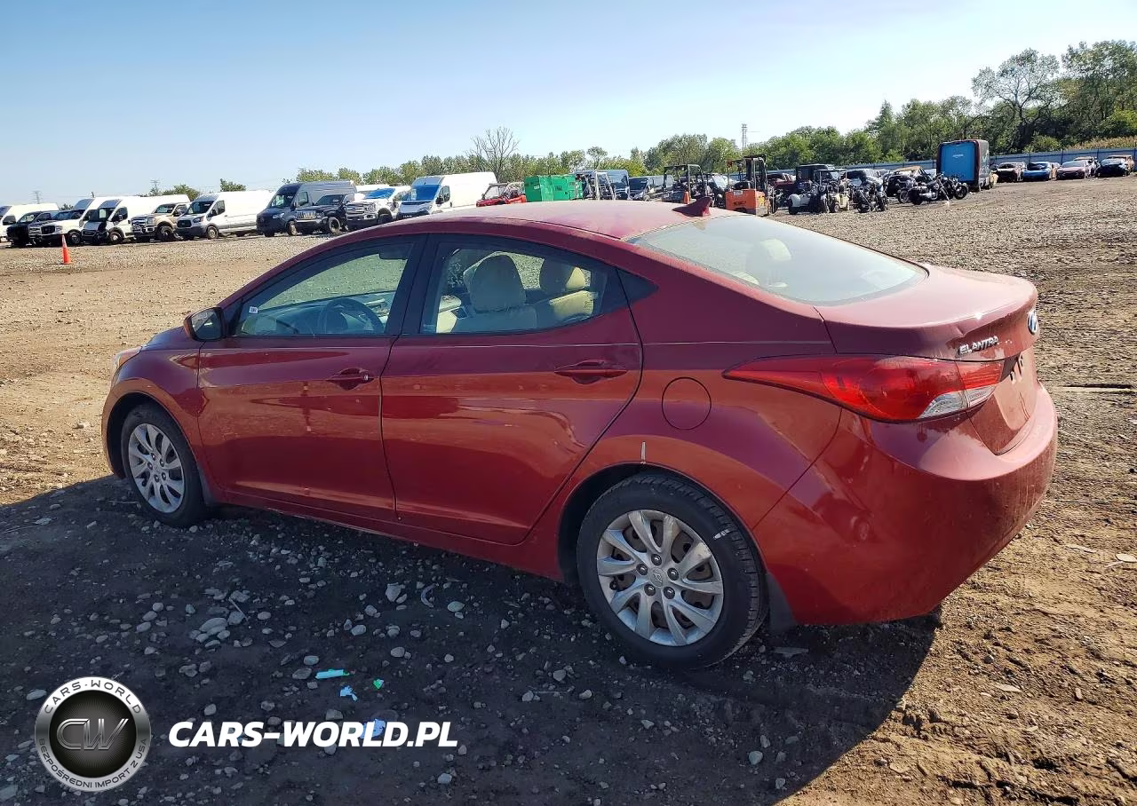 2013 Hyundai Elantra Gls VIN:KMHDH4AE5DU519437 - 2