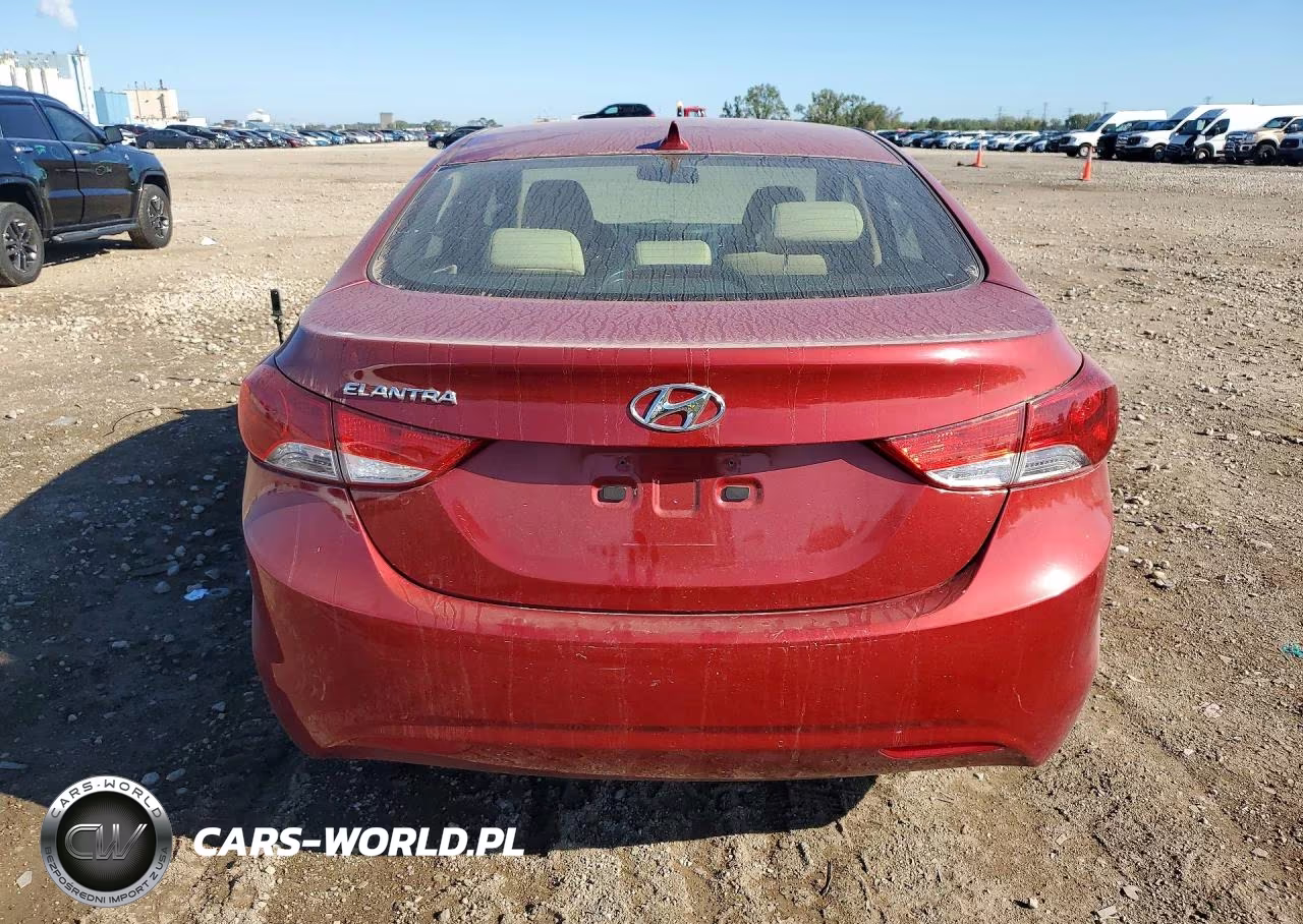 2013 Hyundai Elantra Gls VIN:KMHDH4AE5DU519437 - 6