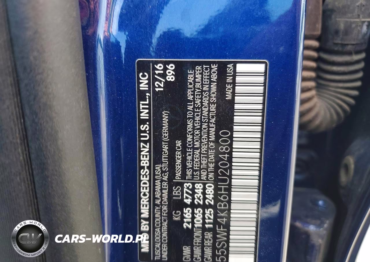 2017 Mercedes-Benz C 300 4Matic VIN:55SWF4KB6HU204800 - 12