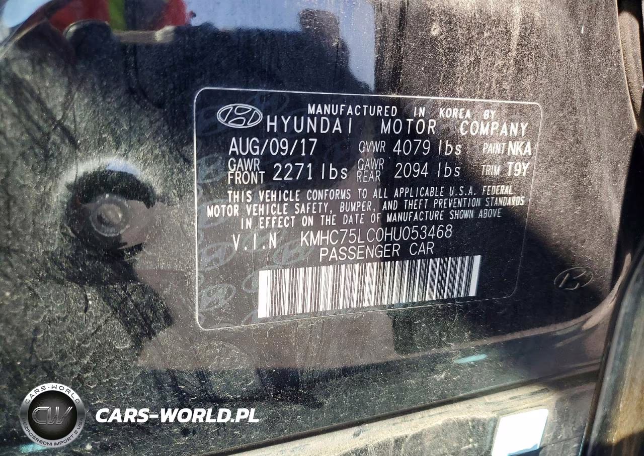 2017 Hyundai Ioniq Sel VIN:KMHC75LC0HU053468 - 12