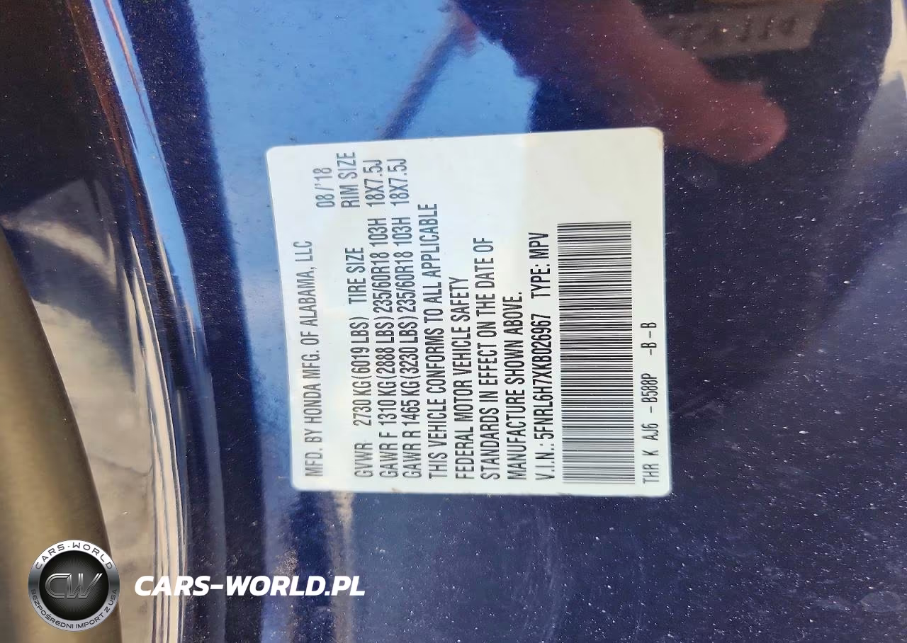 2019 Honda Odyssey Exl VIN:5FNRL6H7XKB026967 - 14