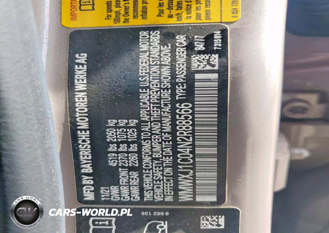 2022 Mini Cooper S Clubman All4 VIN:WMWXJ1C04N2R88566 - 12