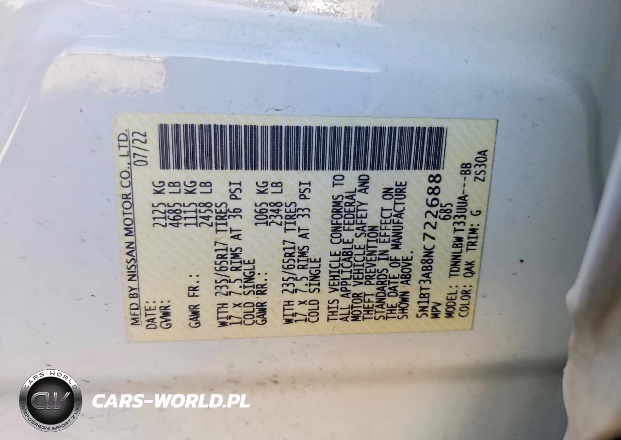 2022 Nissan Rogue S VIN:5N1BT3AB8NC722688 - 13