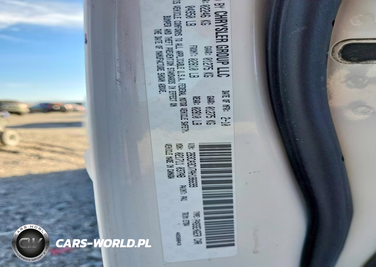 2010 Dodge Charger Sxt VIN:2B3CA3CV7AH186699 - 12