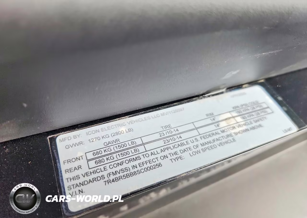 2025 Icon Golf Cart VIN:7R4BR5BB8SC000256 - 10