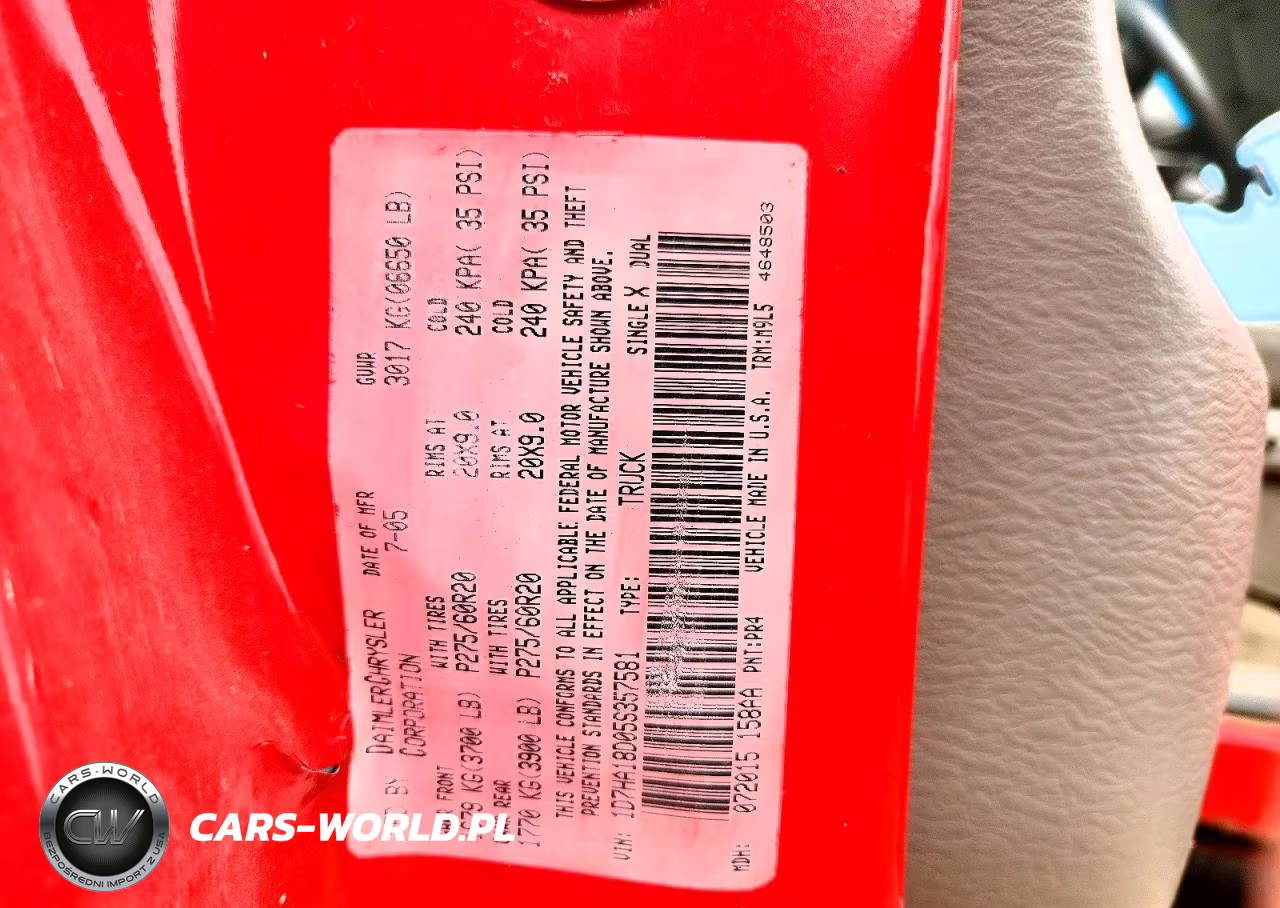 2005 Dodge Ram 1500 St VIN:1D7HA18D05S357581 - 13