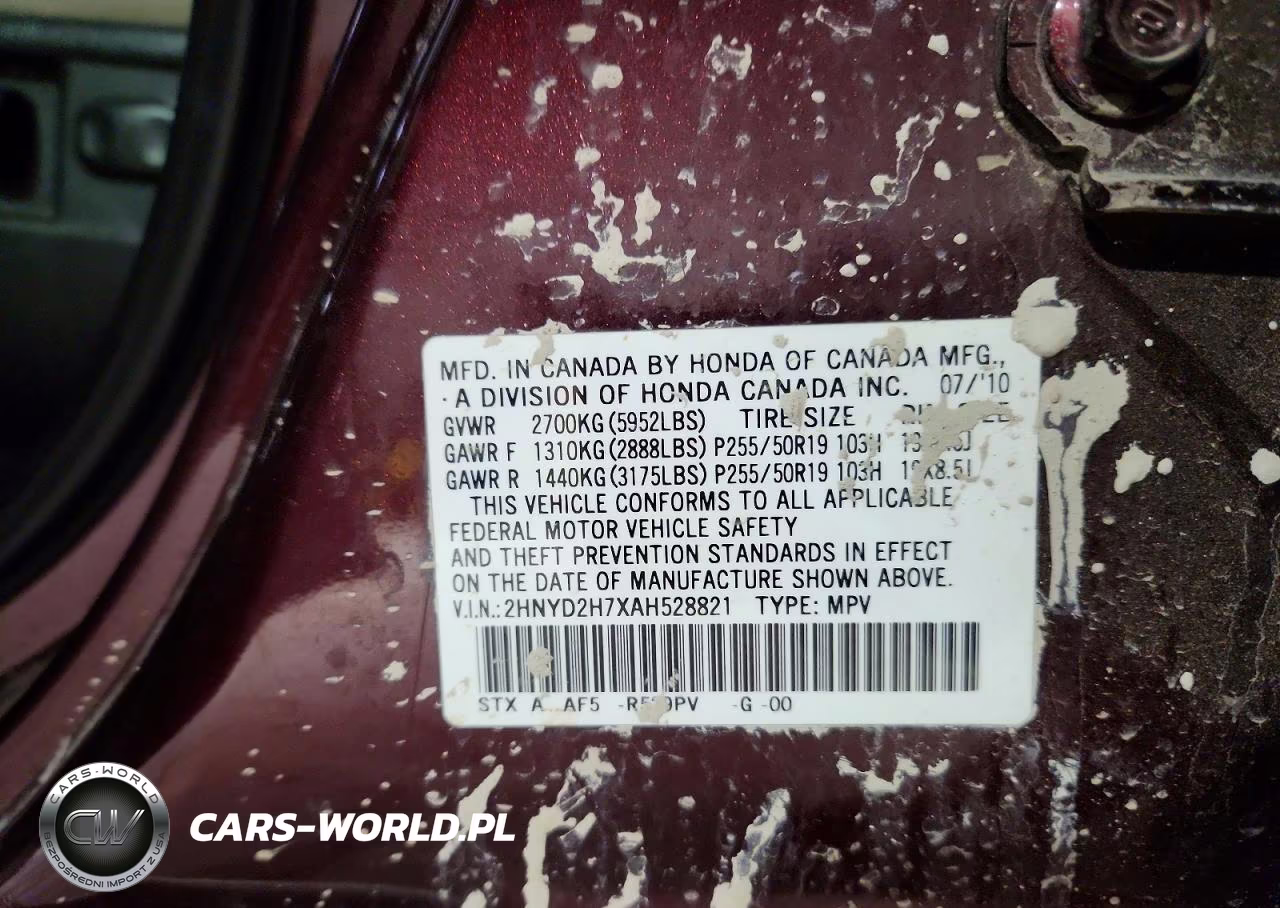 2010 Acura Mdx Advance VIN:2HNYD2H7XAH528821 - 13
