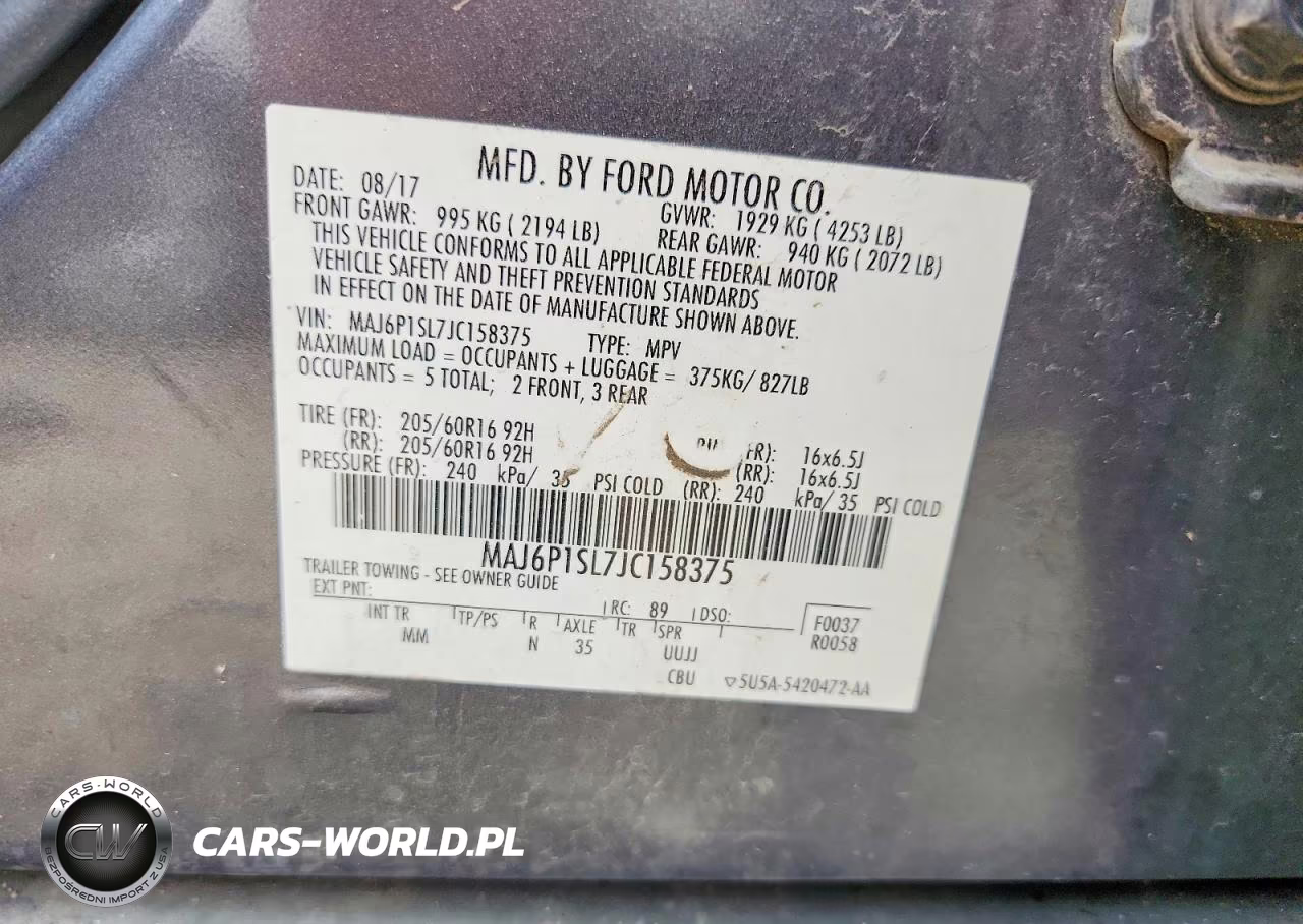 2018 Ford Ecosport S VIN:MAJ6P1SL7JC158375 - 12