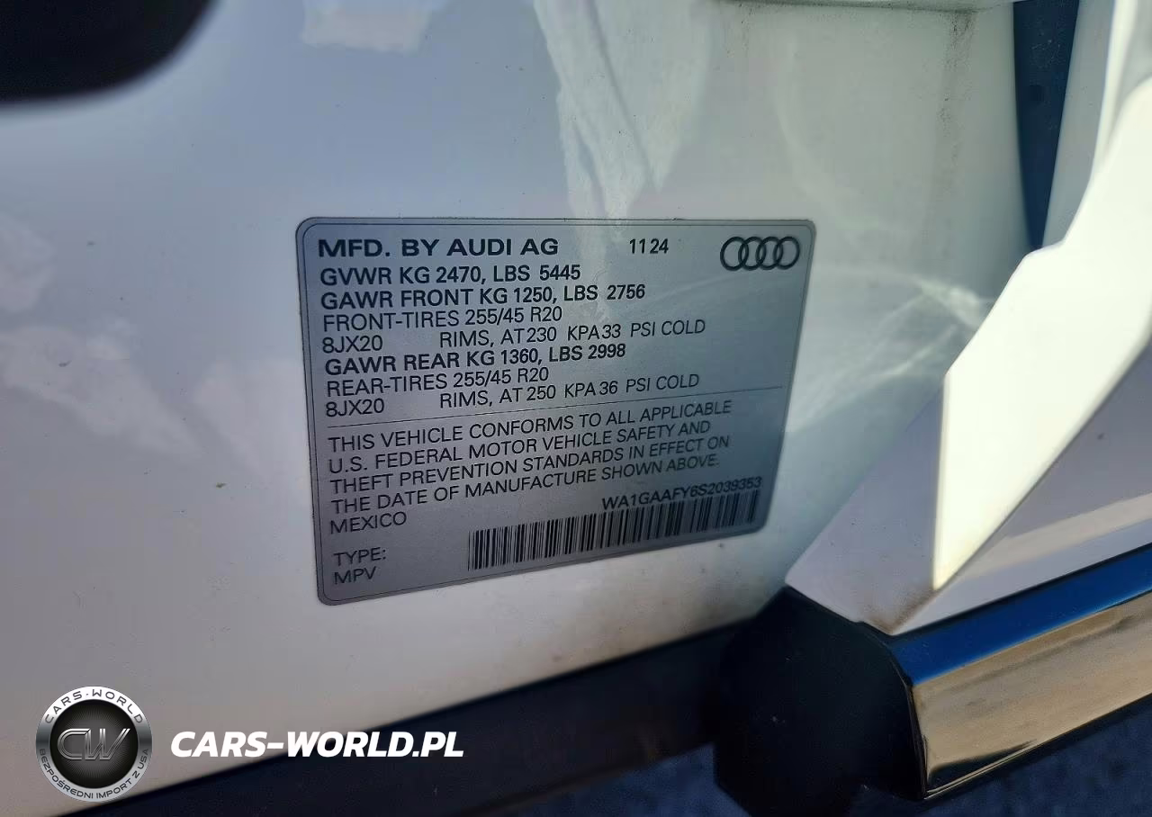 2025 Audi Q5 Premium 45 VIN:WA1GAAFY6S2039353 - 14