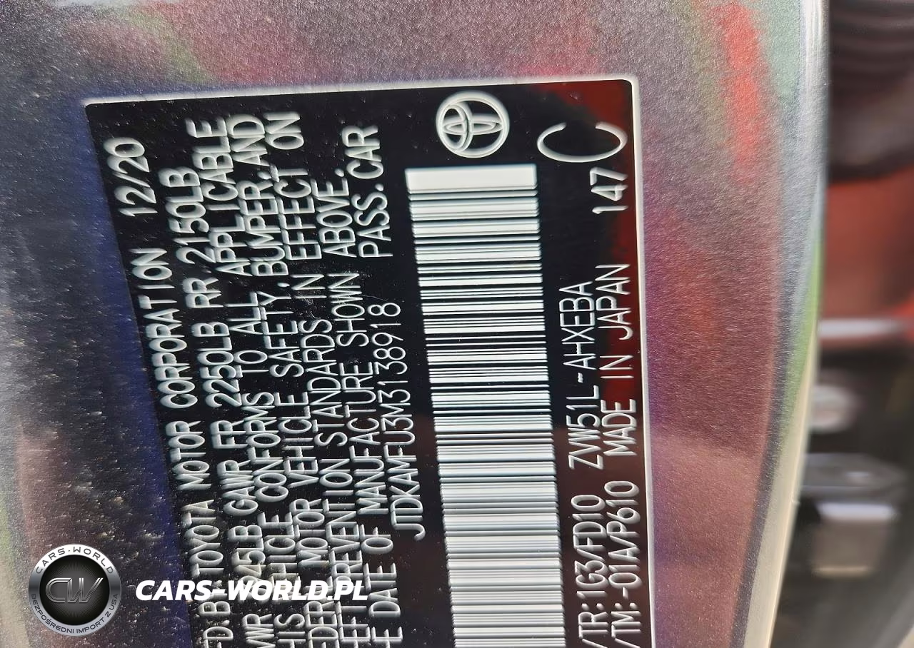 2021 Toyota Prius Le VIN:JTDKAMFU3M3138918 - 13