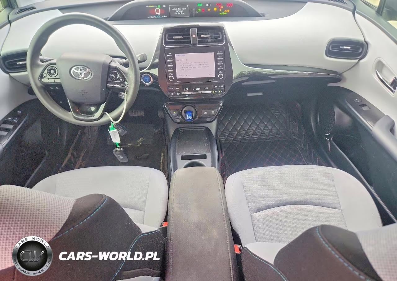 2021 Toyota Prius Le VIN:JTDKAMFU3M3138918 - 9