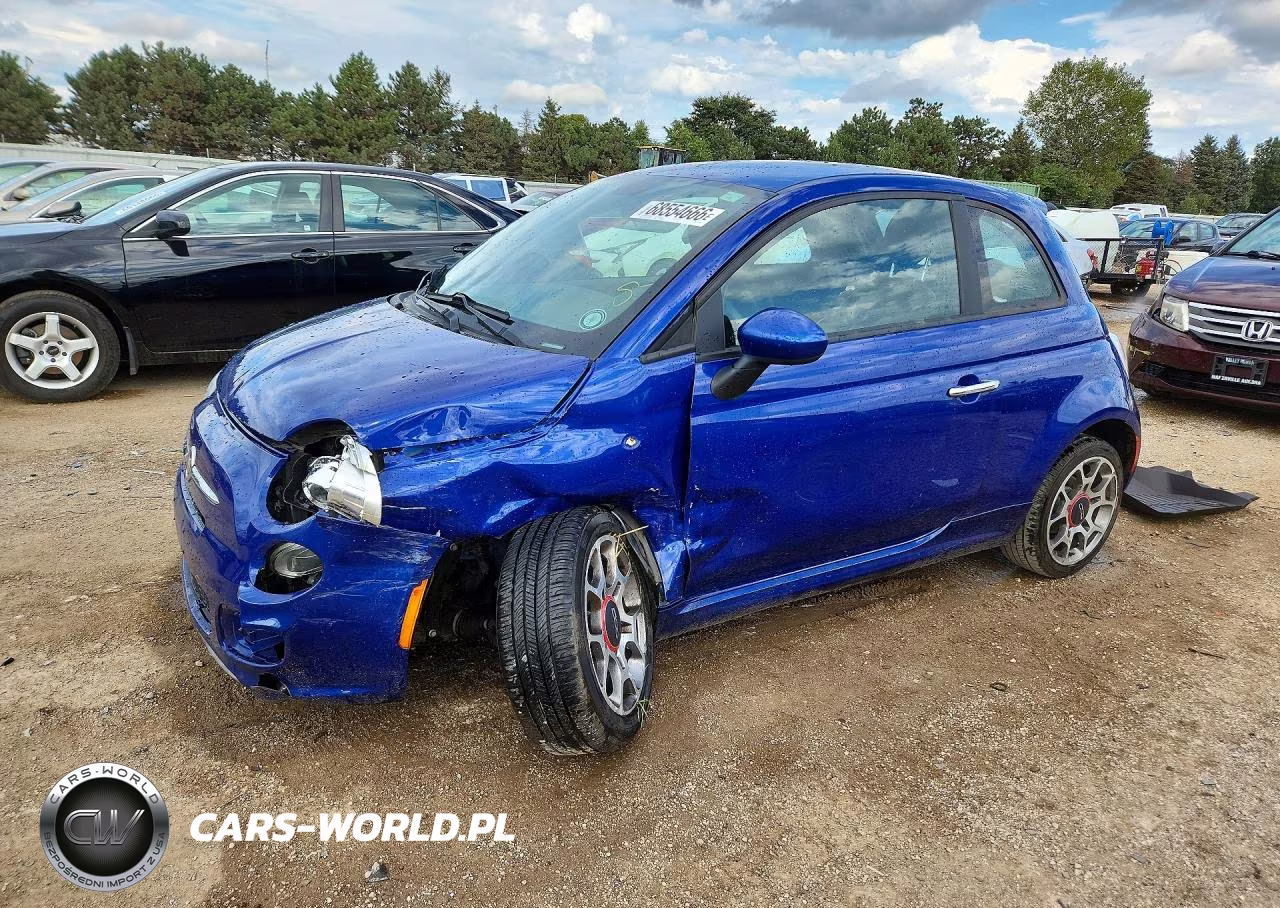 2013 Fiat 500 Sport VIN:3C3CFFBR2DT674268 - 1