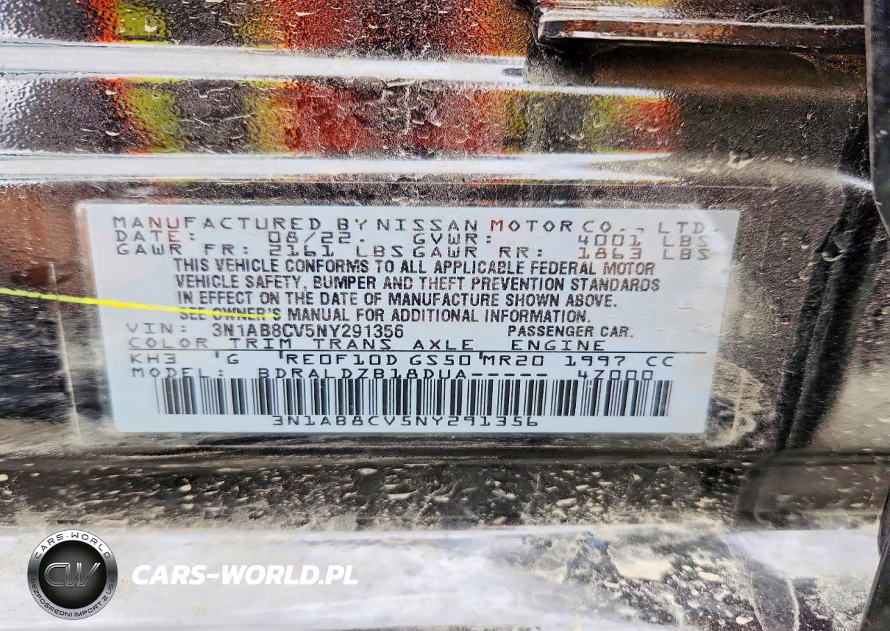2022 Nissan Sentra Sv VIN:3N1AB8CV5NY291356 - 12