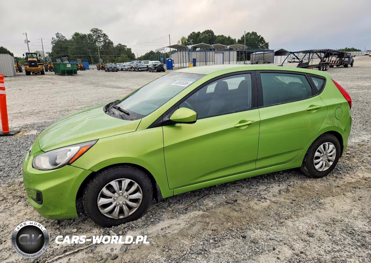 2013 Hyundai Accent Gs VIN:KMHCT5AE9DU078976 - 1