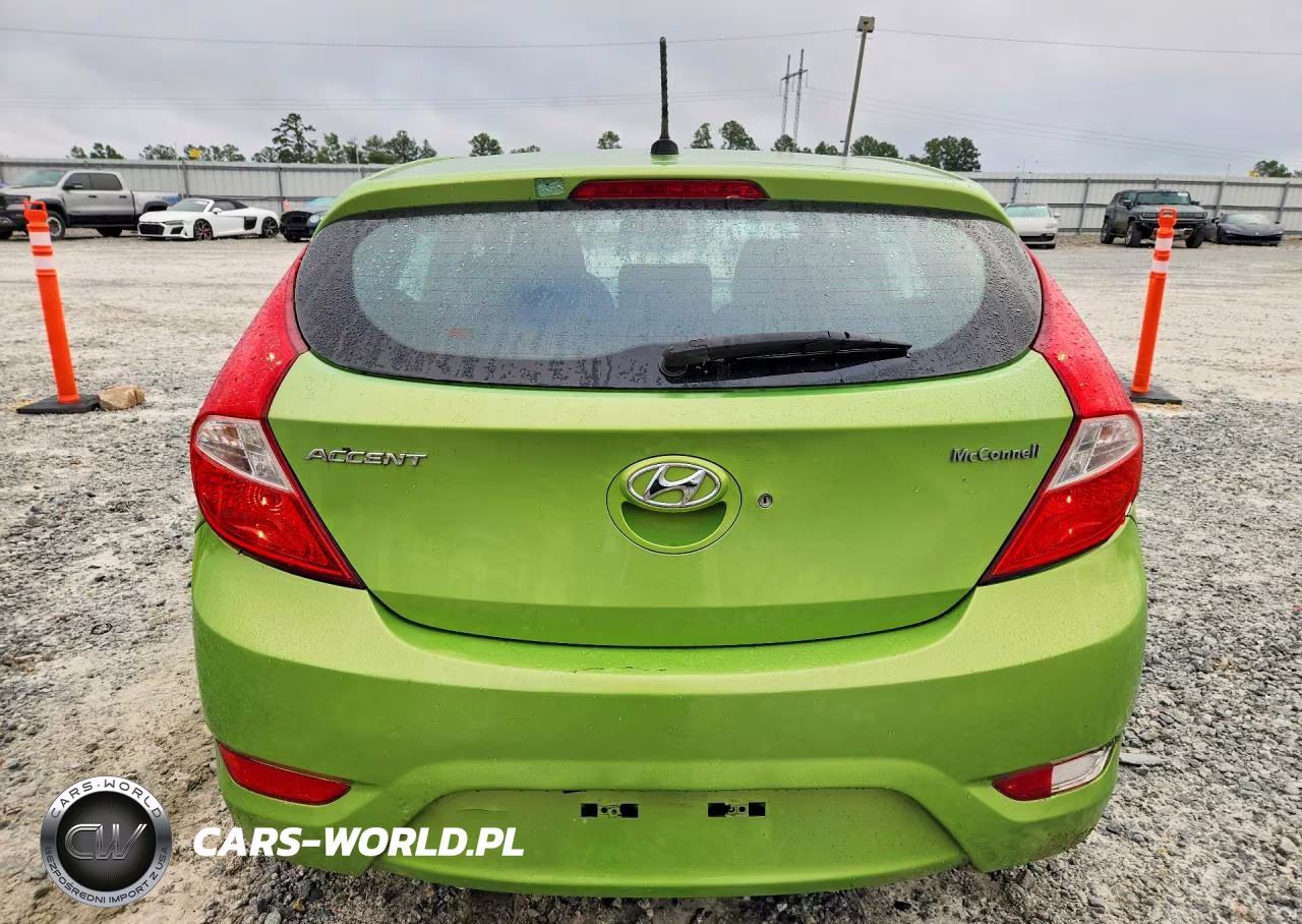 2013 Hyundai Accent Gs VIN:KMHCT5AE9DU078976 - 6