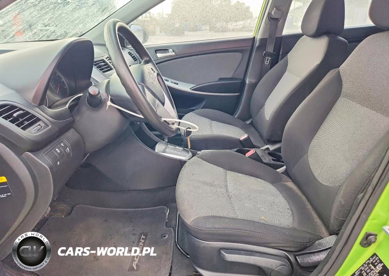 2013 Hyundai Accent Gs VIN:KMHCT5AE9DU078976 - 7