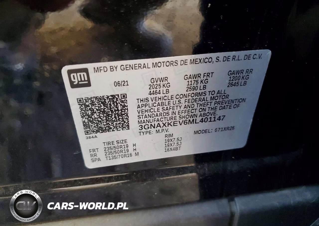 2021 Chevrolet Equinox Lt VIN:3GNAXKEV6ML401147 - 13