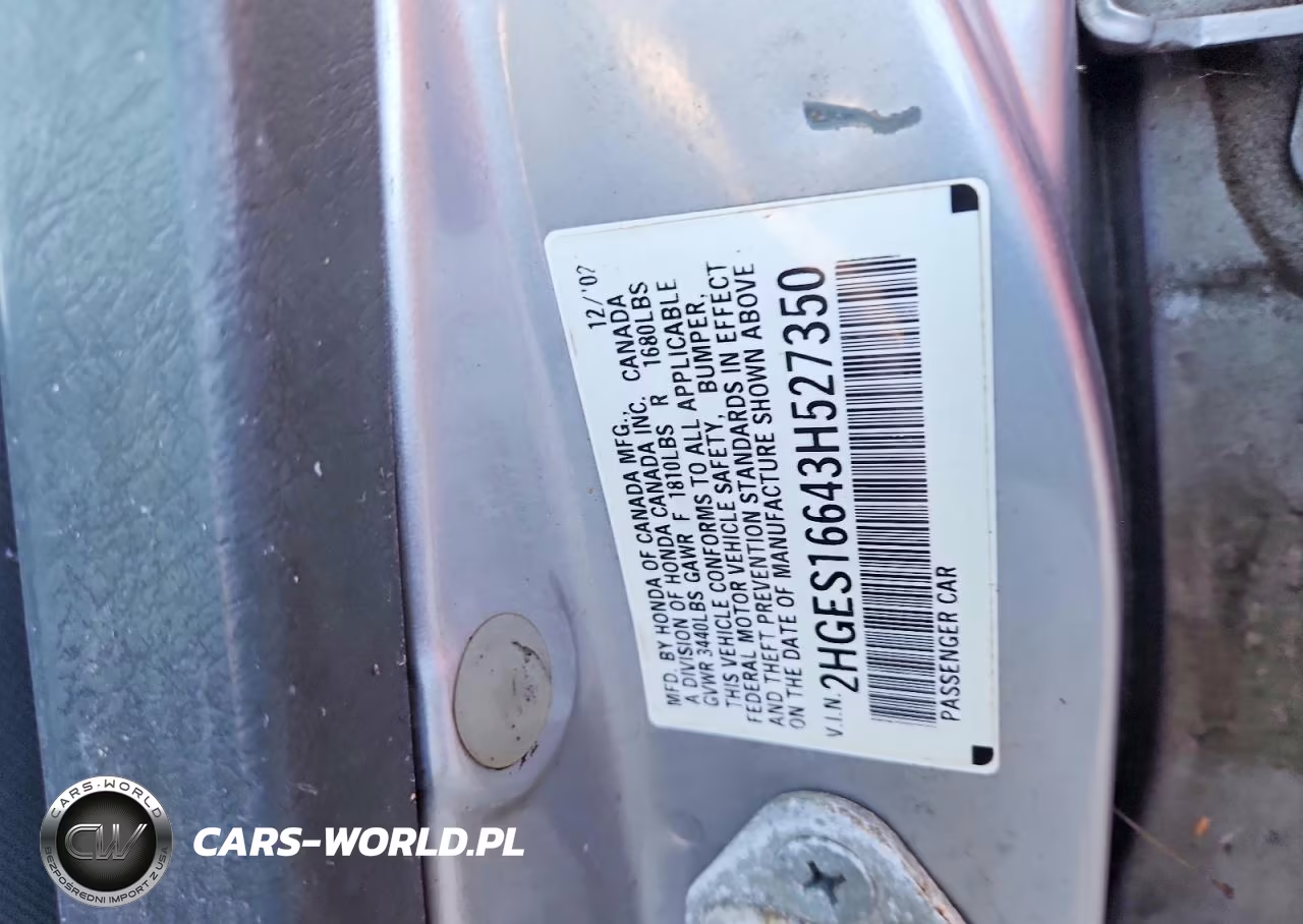 2003 Honda Civic Lx VIN:2HGES16643H527350 - 12