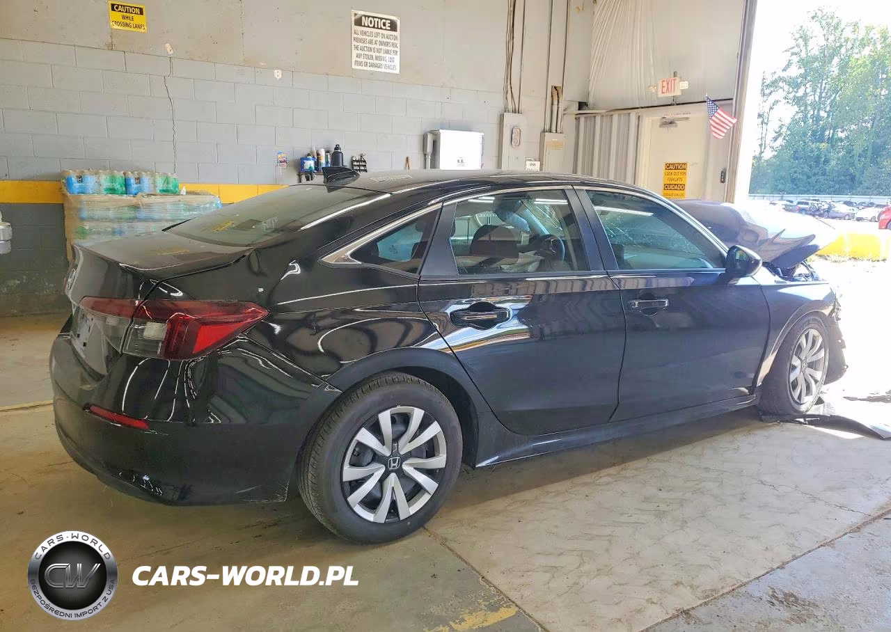2026 Honda Civic Lx VIN:2HGFE2F26TH558453 - 3