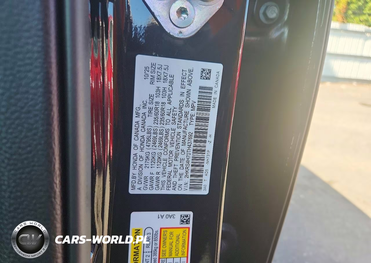 2026 Honda Cr-V Exl VIN:2HKRS4H70TH437692 - 13