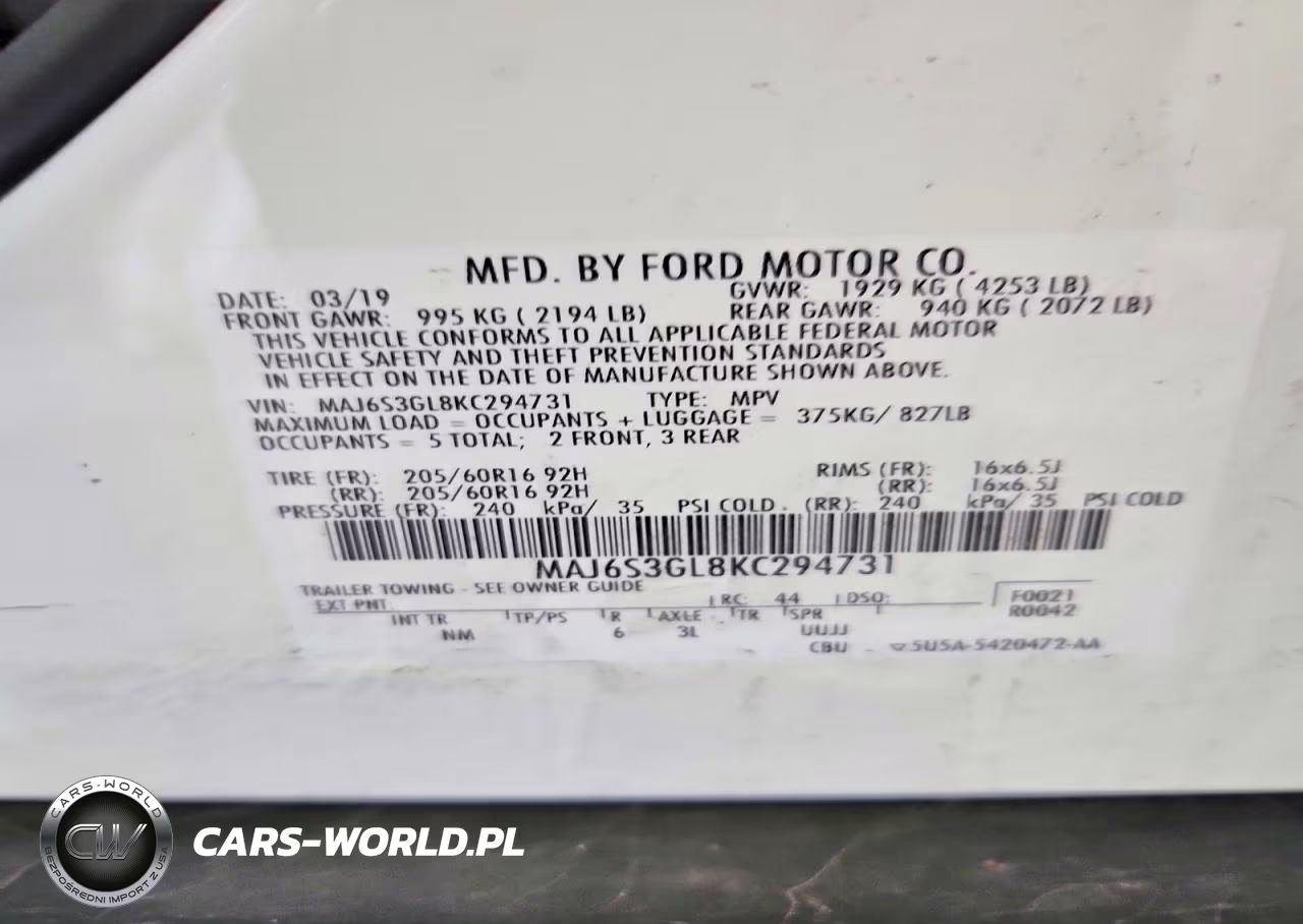 2019 Ford Ecosport Se VIN:MAJ6S3GL8KC294731 - 13