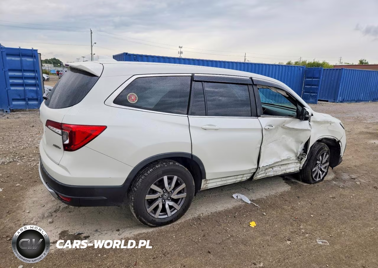 2019 Honda Pilot Ex VIN:5FNYF6H33KB050432 - 3