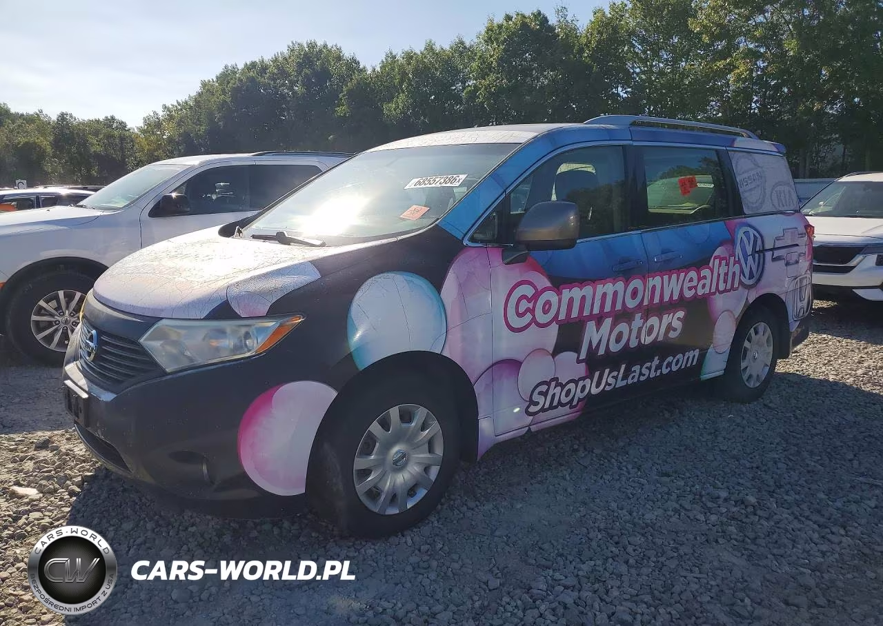 2014 Nissan Quest 3.5 S VIN:JN8AE2KP5E9107080 - 1