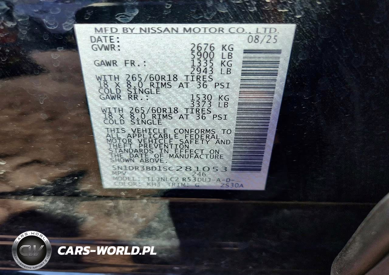 2025 Nissan Pathfinder Rock Creek VIN:5N1DR3BD1SC281053 - 13