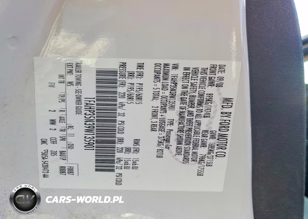 2009 Ford Focus Se VIN:1FAHP35N39W135901 - 12