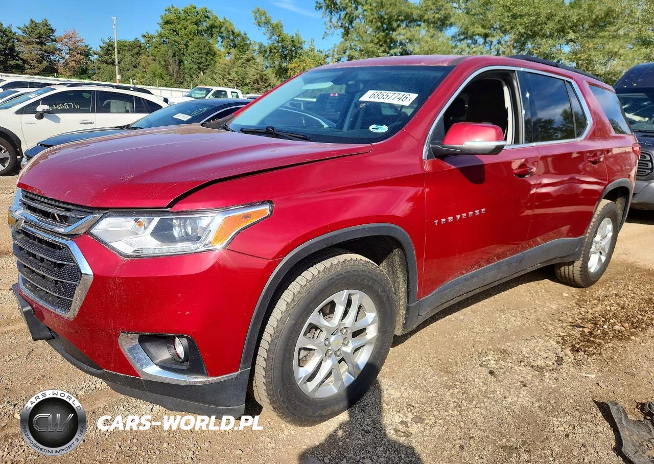 2021 Chevrolet Traverse Lt VIN:1GNEVGKW9MJ124289 - 1