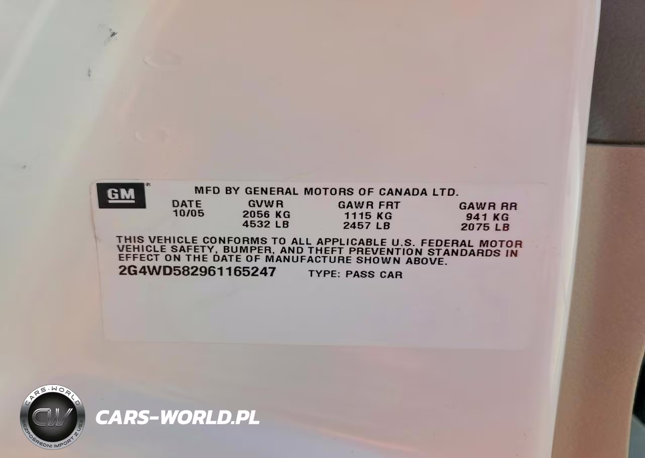 2006 Buick Lacrosse Cxl VIN:2G4WD582961165247 - 12
