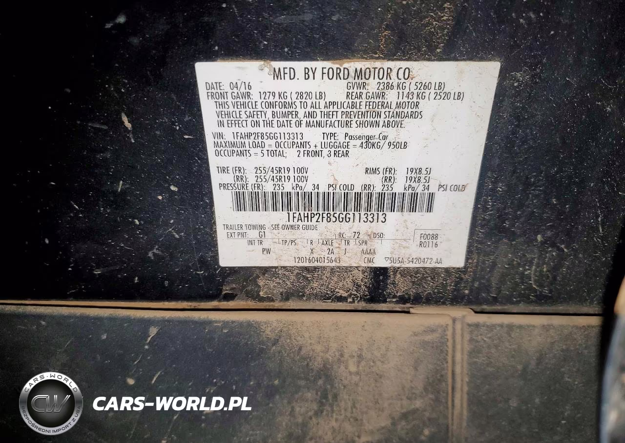 2016 Ford Taurus Limited VIN:1FAHP2F85GG113313 - 12