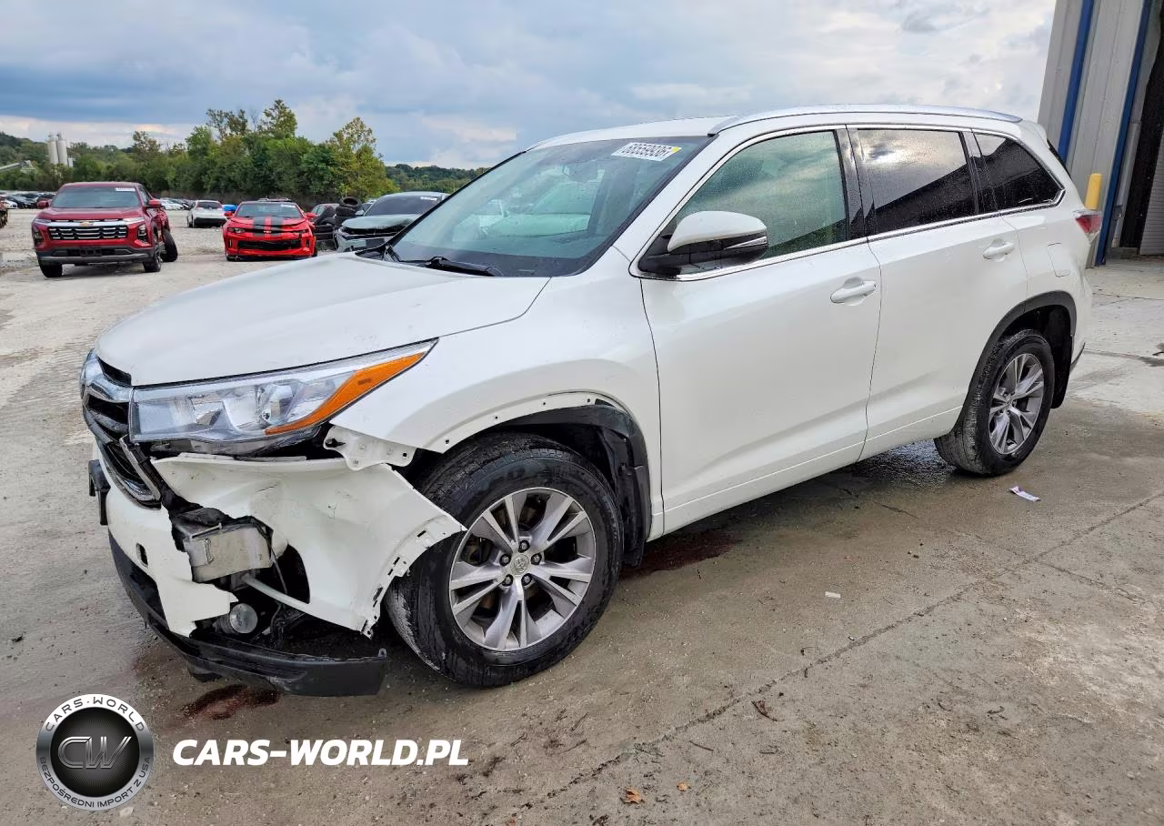 2015 Toyota Highlander Xle VIN:5TDJKRFH2FS082500 - 1