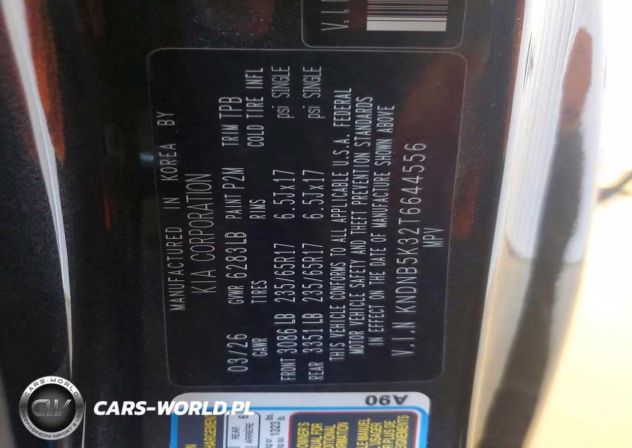 2026 Kia Carnival Lxs VIN:KNDNB5K32T6644556 - 13
