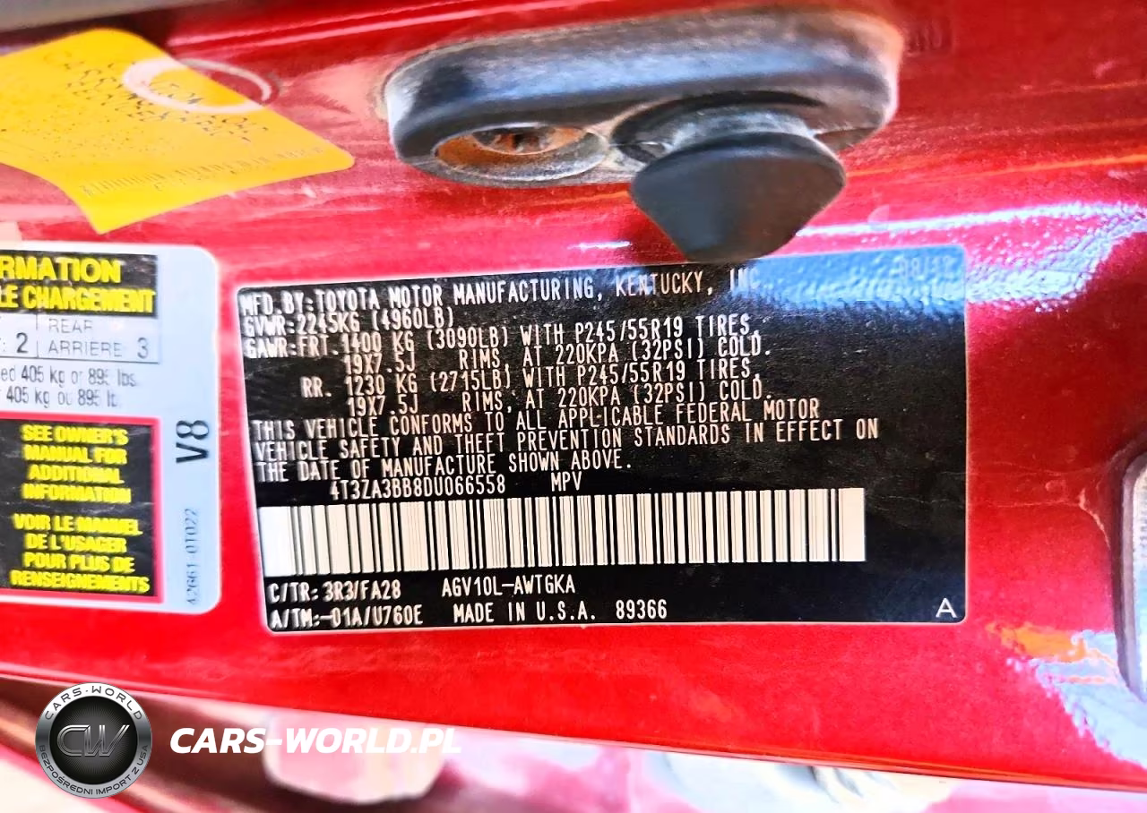 2013 Toyota Venza Le VIN:4T3ZA3BB8DU066558 - 13