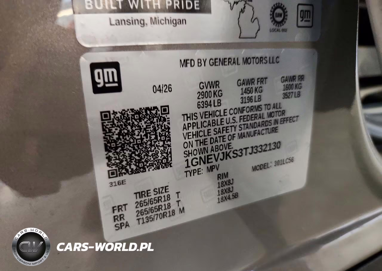 2026 Chevrolet Traverse Z71 VIN:1GNEVJKS3TJ332130 - 13